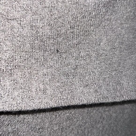 ELAINE KIM Sage Green Wool and Leather Shawl Collar Drape Front Jacket-4 - Picture 9 of 10